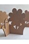 3 Pieces Flower Water Bowl Wooden Painting Mothers Day School Nursery Kindergarten Activity Activity Art Set - 4