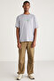 Antonio Men's Oversize Fit 100% Cotton Thick Textured Printed T-shirt - 4