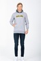 Erkek Gri Kapüşonlu Sweatshirt