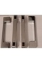 Shower Cabin Chrome Square Handle - 4