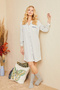 Organic Fabric Premium Nightgown Dressing Gown, Dowry Organic Nightgown Dressing Gown, Maternity Nightgown