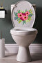 Wild Flowers Toilet Seat Sticker Decorative Bathroom Sticker - 2