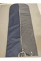 Evening Dress Protective Cover, Long Dress Carrier, Transparent Window 64x160 Cm, DARK BLUE
