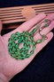 8x11 mm Precision Piercing Water Green Dice Amber Prayer Beads| Ayhan Turan Master Signature Rosary