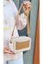 JUSTPOLO WOMEN'S CREAM TABA ORIGINAL LACOS 3 COMPARTMENT SHOULDER AND CROSSBODY BAG - 8