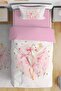 Ballerina Swan Patterned Single Baby Kids Bedding Set