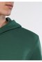 Kapüşonlu Yeşil Basic Basic Sweatshirt 0610937-71580 - 4