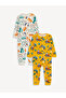 LCW baby Crew Neck Printed Baby Boy Jumpsuit 2 pcs