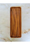Acacia Rectangular Snack Bowl / Presentation Plate Large Size - 2