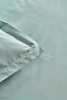 Cool Touch Stripe Double Duvet Cover Set Green - 6
