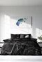 Cotton Satin Double Duvet Cover Set with Elastic Sheets Night City - 3