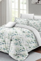 Cotton Satin Double Duvet Cover Set with Elastic Sheets Organic Natura Luxury - 4