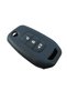 Renault Fluence Megane 3 Switchblade Key Compatible Silicone Car Key Remote Control Case Black - 3