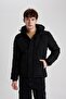 Heat Insulated Inflatable Jacket with Removable Hood and Fleece Lining, Waterproof U9773Az23Wn - 4
