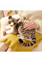 Real Looking Lying Plush Cat Gray Tabby 55 cm - 5