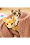 Real Looking Lying Plush Cat Gray Tabby 55 cm - 8