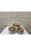 3-Piece Stylish Jar Set with Bamboo Lid 3x600 ml - 4