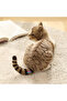 Real Looking Lying Plush Cat Gray Tabby 55 cm - 4
