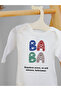 Long Sleeve 100% Cotton Special Designed Daddy Written Baby Bodysuit - 2