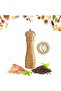 Wooden Spice Pepper Salt Grinder Mill Salt Shaker Spice Rack 21 Cm Single Piece - 6