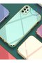 Luxury Silicone Case for Samsung Galaxy A33 with Lilac Edges Gold Detail - 5