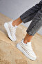 Women's White Sneakers 18519 - 4