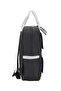Black Unisex Backpack Waterproof Fabric - 4