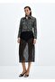Tweed Jacket with Shirt Collar - 2