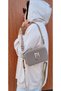 JUSTPOLO WOMEN'S MINK ORIGINAL LACOS 3 COMPARTMENT SHOULDER AND CROSSBODY BAG - 5