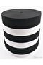 2.5 cm White Waist Frost Leg Rubber Flat Wide Rubber 10 M Latex Product Calieli Lastik 10 Meters - 3