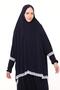 Women's Two Pieces Lycra Sandy Fabric Lace Sleeves Prayer Dress - 5