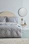 Colby Gray 100% Cotton Double Duvet Cover Set - 2