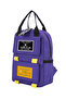 Purple Bag with Side Pocket Waterproof Fabric Unisex - 5