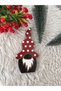 Gnome Dwarf New Year Wooden Christmas Christmas Ornament Decor Polka Dot New Year Red 20 Cm - 4