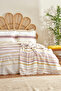 Morin 100% Cotton Double Duvet Cover Pique Set Multi Color - 2