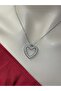 Stone Heart Steel Necklace