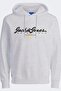 JACK&JONES JORSYMBOL SWEAT HOOD FST WHITE - 2