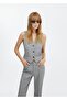 Slim striped vest