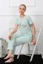 Fashion Line Women's Short Sleeve Pajamas Set 4140 - 2