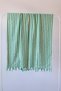 100% Cotton Peshtemal, Colored Striped Washed Bath Towel, Beach Towel 90x180 cm Green