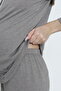 Brown Lace Detailed Buttoned Front Maternity and Maternity Pajamas Set - 6
