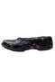Women's Rubber Black-Purple Tulip Non-Slip Sole Work Shoes - 2