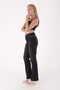 High Waisted Comfortable/Relaxed Women's Jeans Pants with Seamless and Wide Legs Anthracite Denim - 6