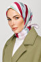 وشاح بطيات بنمط Akra باللون الفيروزي