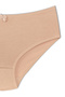 Light Brown Cotton High Waist Large Size Bato Women's Panties - 2