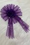 Purple Bundle Ornament, Bride Groom Dowry Wedding Engagement Convoy Bride Car Circumcision Henna Ornament 5 Pieces - 5