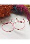 Red String Couple Bracelet with Hearts - Friendship Bracelets - 2