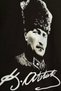 Atatürk 10 November 100th anniversary of the Republic 1881 1938 Printed Black T-shirt Mustafa Kemal Children's T-Shirt - 2