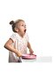 Vacuum Silicone Food Plate Portion - Pinky Pink - 4