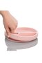 Vacuum Silicone Food Plate Portion - Pinky Pink - 3